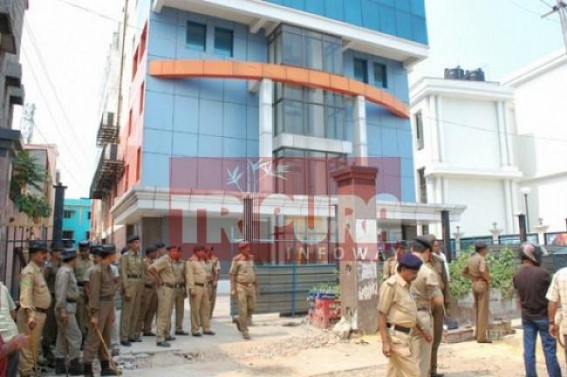 AMC yet to demolish unauthorised building mushroomed in the city, years have passed but the illegal Rose Valley building still occupies state's land : AMC silent AMC yet to demolish unauthorised building mushroomed in the city, years have passed but the illegal Rose Valley building still occupies state's land : AMC silent